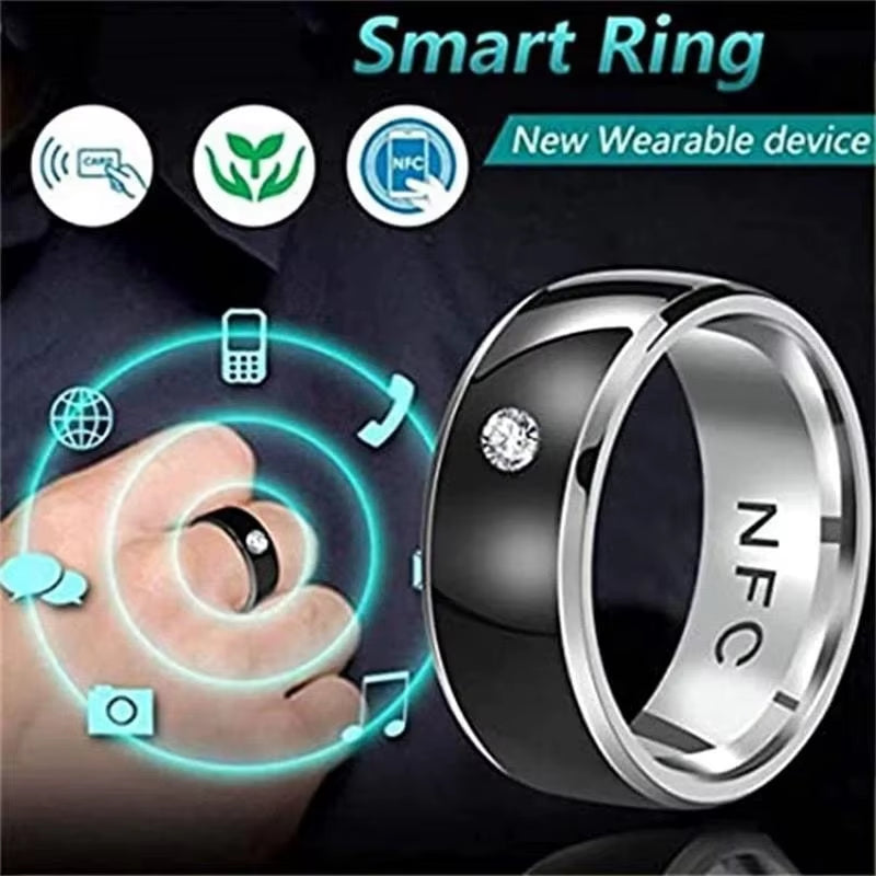 Smart Ring Wearable Technology Waterproof Unisex Phone Smart Accessories for Smart Ring Unisex for Couples 6-13 H9