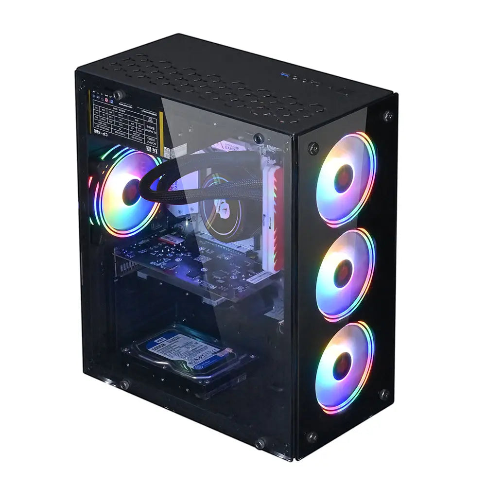 Hot Selling Gamer Desktop Computer Build in Win10 16GB Ram SSD 1TB Hdd GTX 1050Ti Core E5-2650 Processor New Gaming Pc