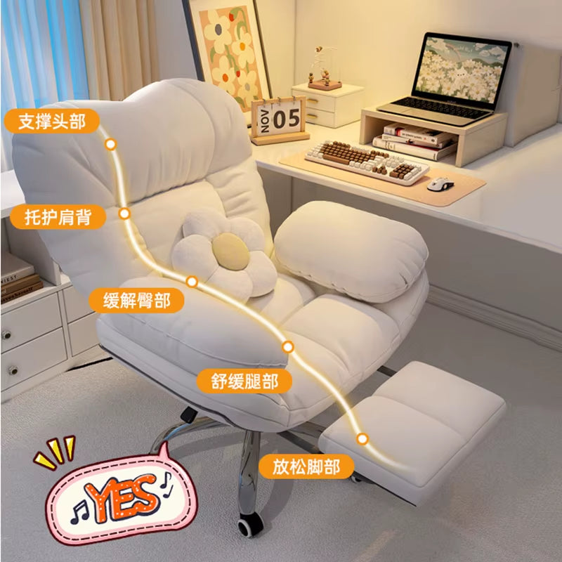 Soft Sales Office Chair Mobile Sofas Ergonomic Professional Swivel Theater Gaming Chair Nordic Sillas De Gamer Home Furniture