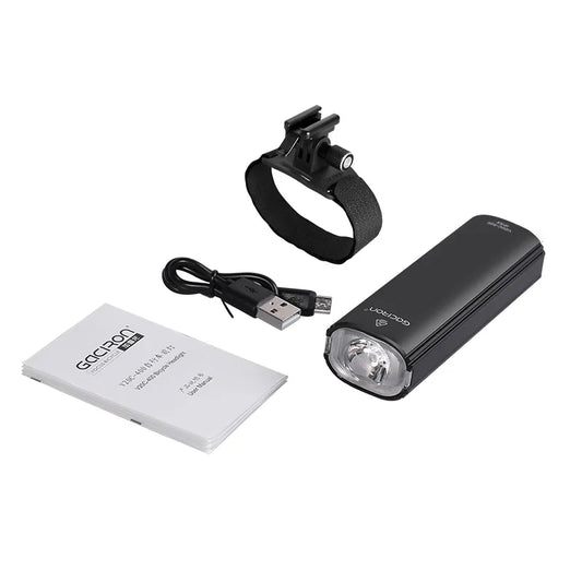 V20CH-600 Bike Helmet Light Front Light & Rear Light 2 in 1 Design 600 Lumens USB Rechargeable Bicycle Light Cycling