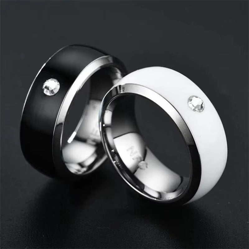 Smart Ring Wearable Technology Waterproof Unisex Phone Smart Accessories for Smart Ring Unisex for Couples 6-13 H9