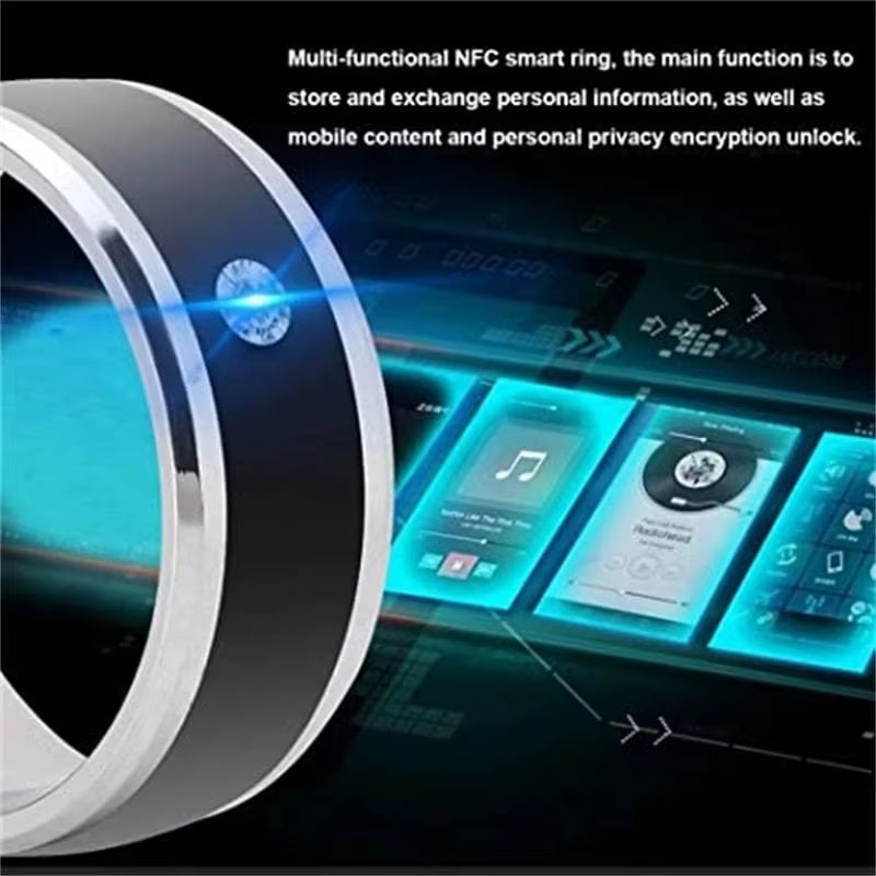 Smart Ring Wearable Technology Waterproof Unisex Phone Smart Accessories for Smart Ring Unisex for Couples 6-13 H9